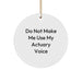 Funny Actuary Gifts from Friends to Actuaries, Circle Ornaments for Christmas Unique Gifts - Image 1