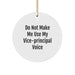 Funny Vice-principal Quotes Gifts for Men Gifts from Family - Circle Ornament Christmas Unique - Image 1