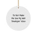 Funny Web Developer Gifts for Him, Unique Circle Ornament from Friends, Do Not Make Me Use My 'Web Developer Voice' Christmas Unique Gifts - Image 1