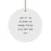 Funny Administrative Assistant Gifts, 'Look At You Becoming An Administrative Assistant And Shit' Circle Ornament, Gifts from Friends, Coworkers, or Family for Him or Her, Christmas Unique Presents - Image 1