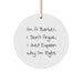 Funny Barber Gifts from Friends for Men Barber Friends Unique Christmas Ornaments Circle Shaped - Image 1
