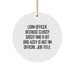 Funny Loan Officer Gifts for Men, Classy Sassy And A Bit Fearlessy Quote, Christmas Unique Circle Ornament from Friends - Image 1