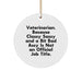 Funny Veterinarian Gifts for Men Christmas Circle Ornament - Gifts from Friends - Image 1
