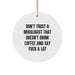 Funny Mixologist Gifts from Friends, Unique Christmas Ornaments for Men, Women, Coworkers, and Family, Don't Trust A 'Mixologist' That Doesn't Drink Coffee and Say F--k A Lot - Image 1