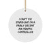 Funny Air Traffic Controller Gifts from Friends, Humorous Circle Ornaments for Christmas, Unique Present for Men, Women, Coworkers, Family - Image 1