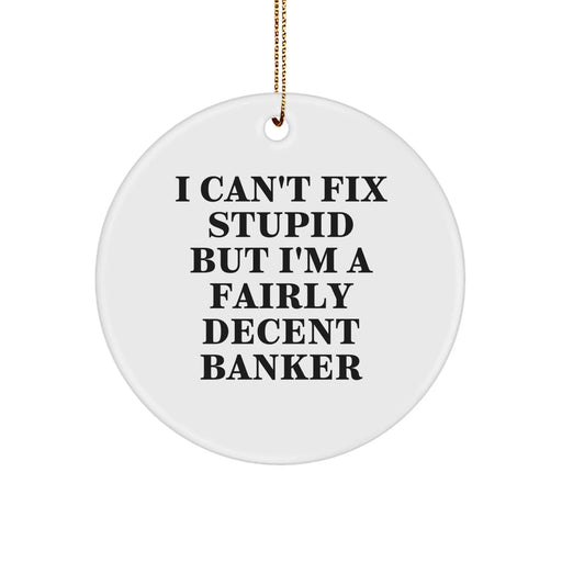 Funny Banker Christmas Unique Gifts from Friends for Men, Women, Coworkers, Family - Image 1