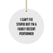 Funny Christmas Unique Gifts for Performers, Circle Ornaments with I 'm A Fairly Decent Performer, Unique Christmas Unique Gifts from Friends to Men, Women, Coworkers, Family - Image 1
