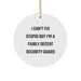 Funny Security Guard Gifts for Men Security Guards - Christmas Unique Ornament - Image 1