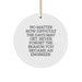 Unique Inspirational Engineer Christmas Circle Ornament Gifts from Men to Women Friends Family - Image 1