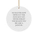 Funny Janitor Christmas Unique Gifts from Family Members for Janitor Friends Circle Ornament - Image 1