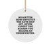 Funny Inspirational Underwriter Circle Ornament Gifts from Friends for Underwriter - Image 1