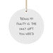 Funny Aunty Gifts from Family, Cute Circle Ornament for Aunts, Christmas Unique Gifts for Women - Image 1