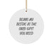 Funny Bestie Quotes Christmas Circle Ornaments Gifts from Friends for Bestie - Image 1