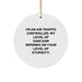 Funny Air Traffic Controller Christmas Unique Gifts for Men from Family, Unique Circle Ornament with Sarcasm Quote, Air Traffic Controller Decor - Image 1