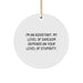 Funny Assistant Christmas Circle Ornament Gifts from Friends for Assistants - Image 1