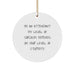 Funny Attendant Gifts for Men, Women, Friends, and Family - 'I'm An Attendant. My Level Of Sarcasm Depends On Your Level Of Stupidity.' Christmas Unique Circle Ornament - Image 1