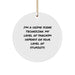 Funny Christmas Unique Gifts for Crime Scene Technician Friends and Family - 'I'm A Crime Scene Technician' Circle Ornament, White - Image 1