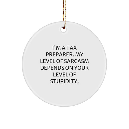 Funny Tax Preparer Gifts from Men to Friends - Christmas Unique Gifts for Tax Preparer - Image 1
