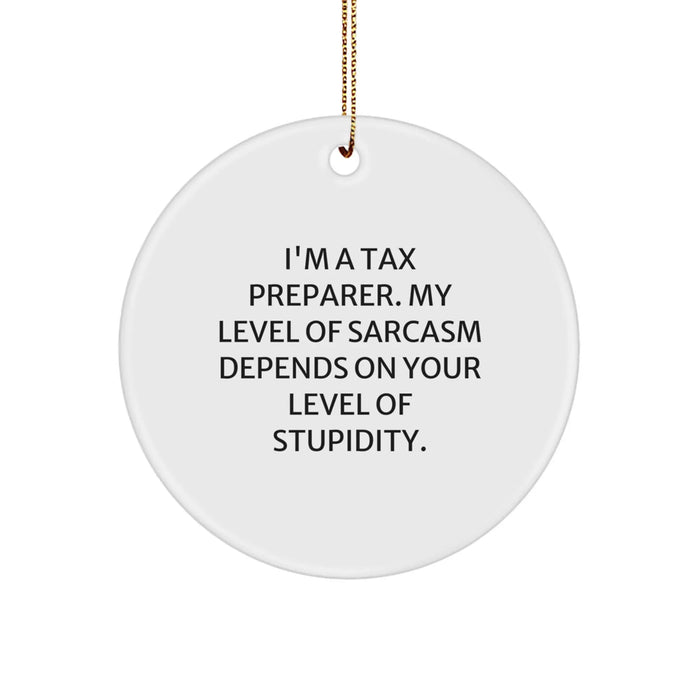 Funny Tax Preparer Gifts from Men to Friends - Christmas Unique Gifts for Tax Preparer - Image 1
