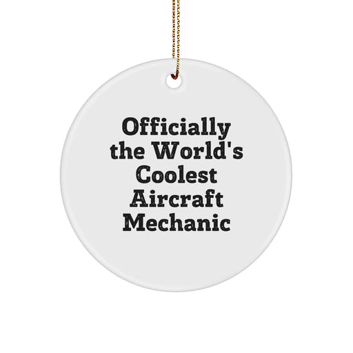 Funny Aircraft Mechanic Gifts - Officially The World's Coolest, Gifts from Friends, Christmas Unique Gifts for Men, Women, Family, Friends, Coworkers - Image 1