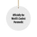 Fun Rescue Worker Christmas Unique Gifts for Rescue Worker Friends from Friends - Officially The World's Coolest Rescue Worker - Image 1