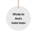 Funny Umpire Gifts from Friends for Men on Christmas Day officially The World's Coolest Umpire - Image 1