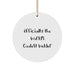 Funny Welder Gifts from Friends, Officially The World's Coolest Welder Circle Ornament for Men, Unique Christmas Unique Gifts - Image 1