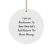 Funny Auctioneer Gifts from Friends to Auctioneer Friends, Unique Circle Ornament for Christmas Unique Gifts, Circle Ornament Gift for Auctioneer - Image 1