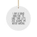 Funny Band Director Christmas Unique Gifts from Friends for Men Women Circle Ornament Quote 'I Am A Band Director. - Image 1