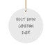 Funny Comedian Circle Ornament, Gifts from Friends to Comedian, Best Effin' Comedian Ever Quote, Christmas Unique Gifts - Image 1