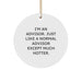 Funny Advisor Gifts from Friends - Christmas Unique Circle Ornament, Gifts for Advisor Men - Image 1