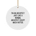 Funny Architect Gifts for Men, Christmas Unique Circle Ornament from Friends, Coworkers, Family - 'I'm An Architect' Decorative - Image 1