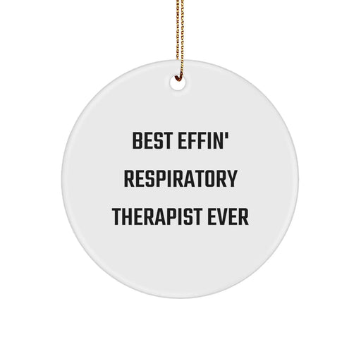Funny Respiratory Therapist Gifts from Men, Women, Friends, Coworkers, Family for Christmas Unique Ornaments - Image 1