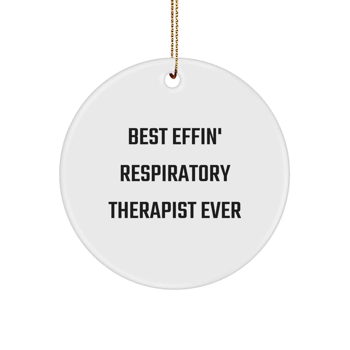 Funny Respiratory Therapist Gifts from Men, Women, Friends, Coworkers, Family for Christmas Unique Ornaments - Image 1