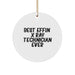Funny X-Ray Technician Gifts from Family for X-Ray Technician Men - Circle Ornament, Best Effin' X-ray Technician Ever, Christmas Unique Gifts - Image 1