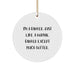 Funny Banker Gifts for Banker Friends - I'm A Banker Circle Ornament, White, Christmas Unique Presents from Friends, Coworkers, Family - Image 1