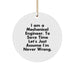 Funny Mechanical Engineer Gifts for Men, Christmas Unique Circle Ornaments for Engineers, Gifts from Friends to Family - Image 1