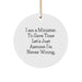 Funny Minister Gifts from Friends for Christmas, 'I Am A Minister. To Save Time Let's Just Assume I'm Never Wrong.' Circle Ornament, Unique Minister Decorations - Image 1