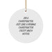 Chiropractor Christmas Ornament Gifts for Chiropractors from Friends - Funny Quote - Image 1