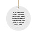 Funny Air Traffic Controller Gifts for Men from Friends and Family - Christmas Unique Circle Ornament - Image 1