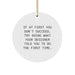Funny Designer Gifts from Friends, Circle Ornament for Christmas Unique Gifts, Inspirational Quote - Image 1