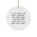Funny Quilter Gifts from Men to Friends - Quilter Circle Ornament for Christmas Unique Gifts - Image 1