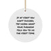 Funny Surgeon Gifts, Unique Christmas Ornaments for Surgeon Friends, Men, Women, Coworkers, Family - If At First You Don't Succeed, Try Doing What Your Surgeon Told You To Do The First Time. - Image 1
