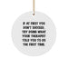 Funny Therapist Gift Circle Ornament 'If At First You Don't Succeed' Christmas Decor - Image 1
