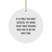 Funny Trucker Gifts from Family for Christmas Trucker Unique Circle Ornament, If At First You Don't Succeed, Try Doing What Your Trucker Told You To Do The First Time. - Image 1
