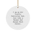Funny Air Traffic Controller Dad Circle Ornament, Gifts from Family for Air Traffic Controller, Unique Christmas Unique Gifts - Image 1