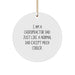 Funny Chiropractor Gifts from Dad to Chiropractor - Unique Circle Ornaments for Christmas - Image 1