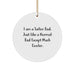 Funny Sailor Dad Christmas Unique Gifts for Men - I'm a Sailor Dad, Circle Ornament, Gifts from Men to Family - Image 1