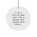Florist Mom's Favorite Christmas Unique Gift, Fun Circle Ornament, Gifts from Family to Friends, Unique Present for the Flower Enthusiast - Image 1