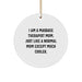 Funny Massage Therapist Gifts for Friends and Family - I Am A Massage Therapist Mom - Circle Ornament, Unique Christmas Unique Gifts from Mom - Image 1